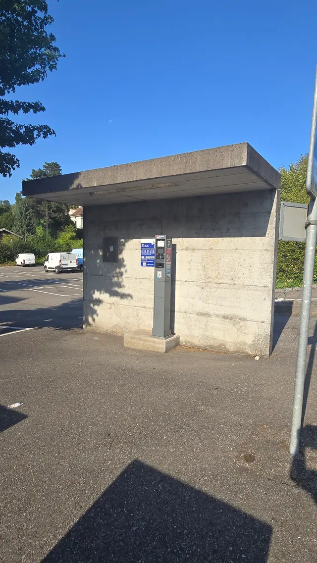 Parkautomat der Parkierungsanlage Zentrale in Lenzburg